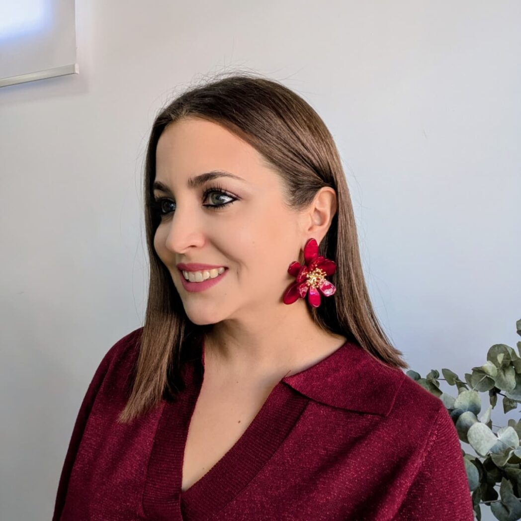 Pendientes Resina Flor